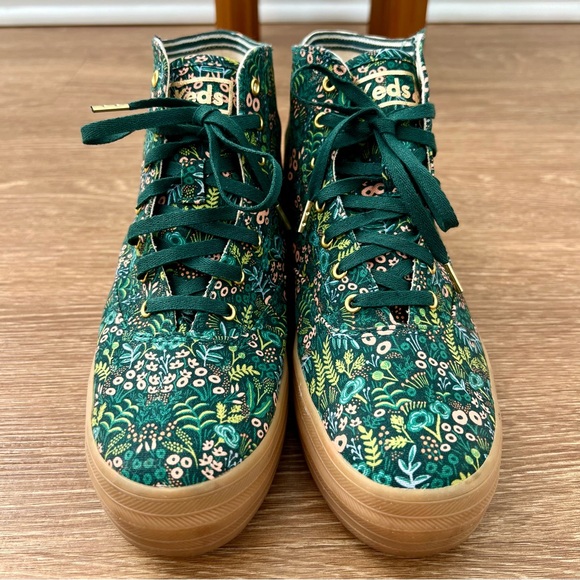RARE Rifle Paper Co. x Keds Tapestry Everyday Triple Decker Hi Sneaker - Picture 5 of 16